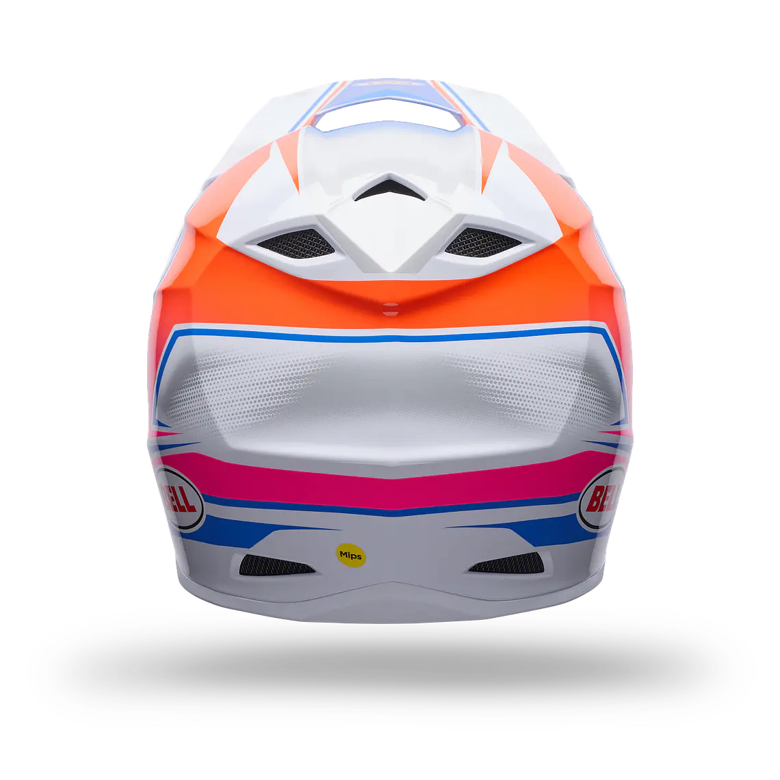 Casco Moto Mx-10 Mips Speedway Blanco/Azul Bell 4