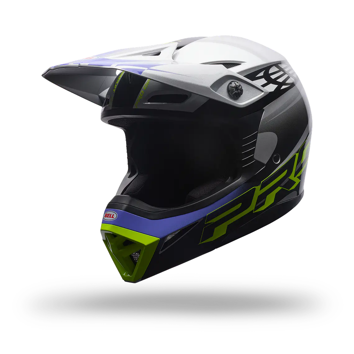 Casco Moto Mx-10 Mips Intake Negro/Plata Bell 4