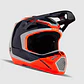 Casco Moto V1 Nitro Naranjo Fox - Miniatura 1