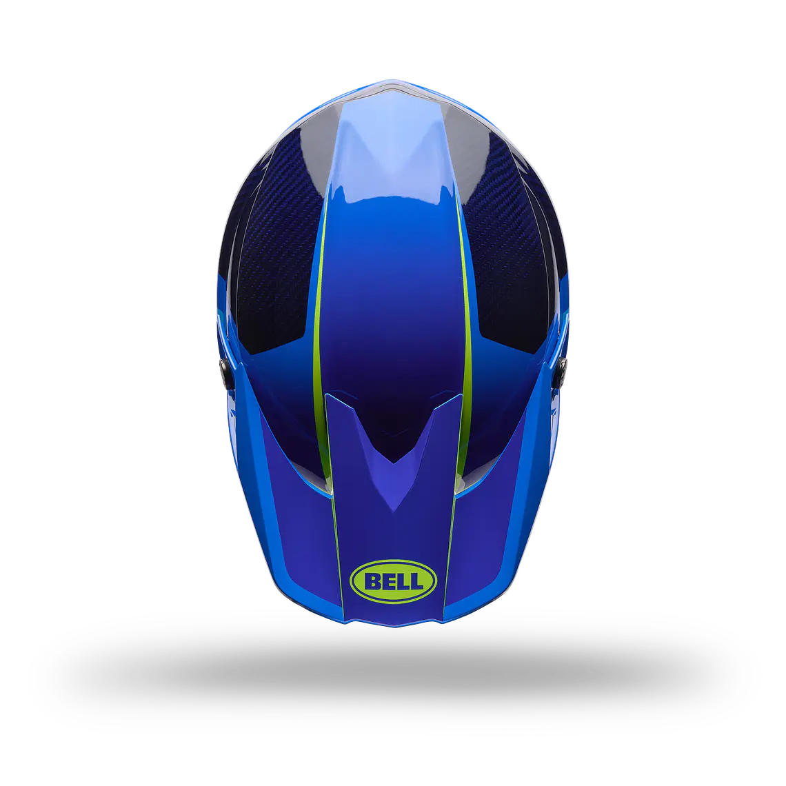 Casco Moto Moto-10 Gp Vector Azul Bell 6