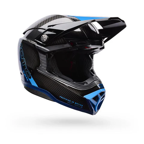 Casco Moto Spherical Moto-10 Azul/Negro Bell