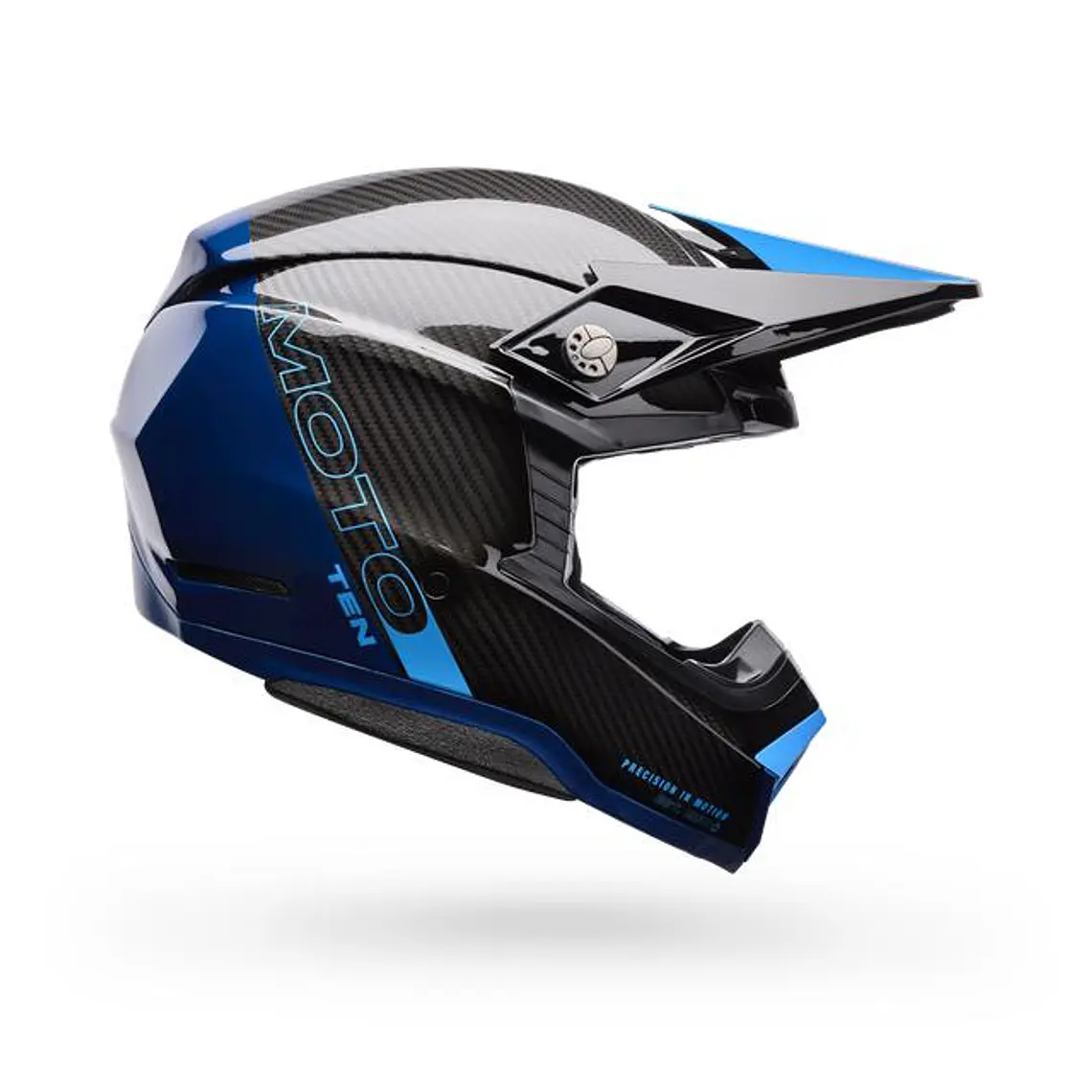 Casco Moto Spherical Moto-10 Azul/Negro Bell 2