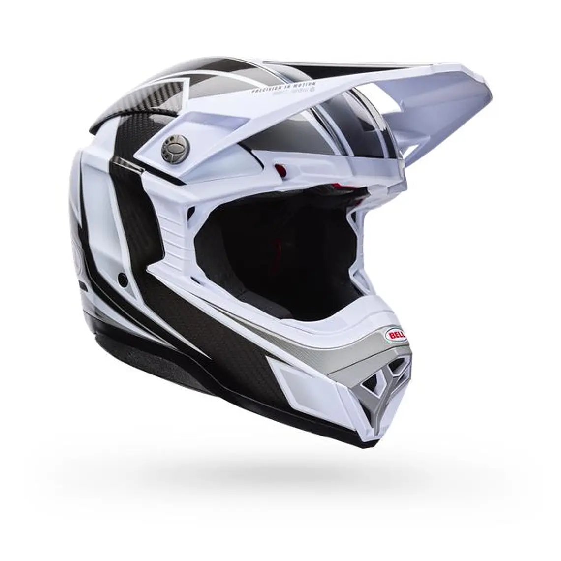 Casco Moto Spherical Moto-10 Blanco/Negro Bell 1