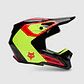 Casco Moto V1 Polaris Negro/Amarillo Fox - Miniatura 1