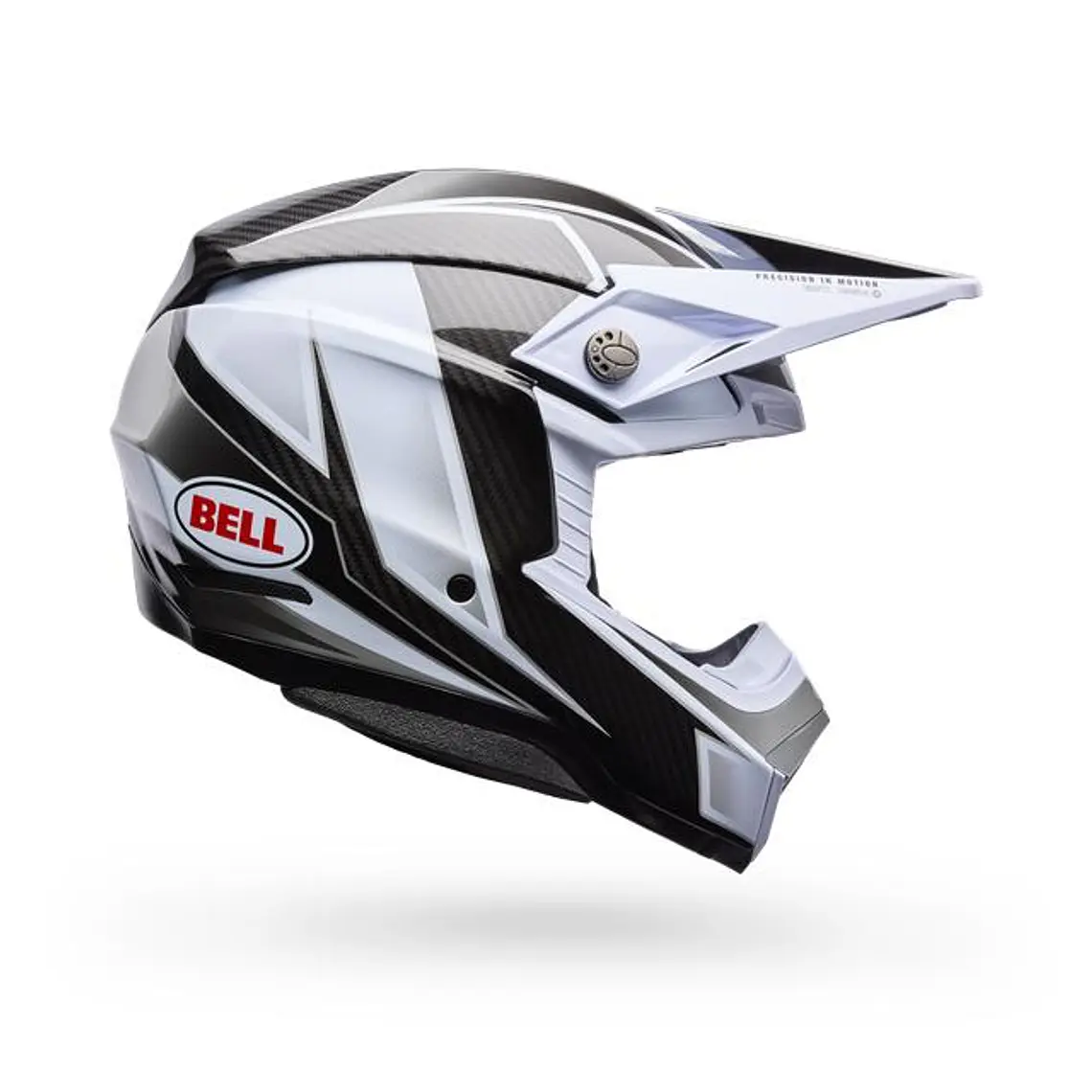 Casco Moto Spherical Moto-10 Blanco/Negro Bell 2