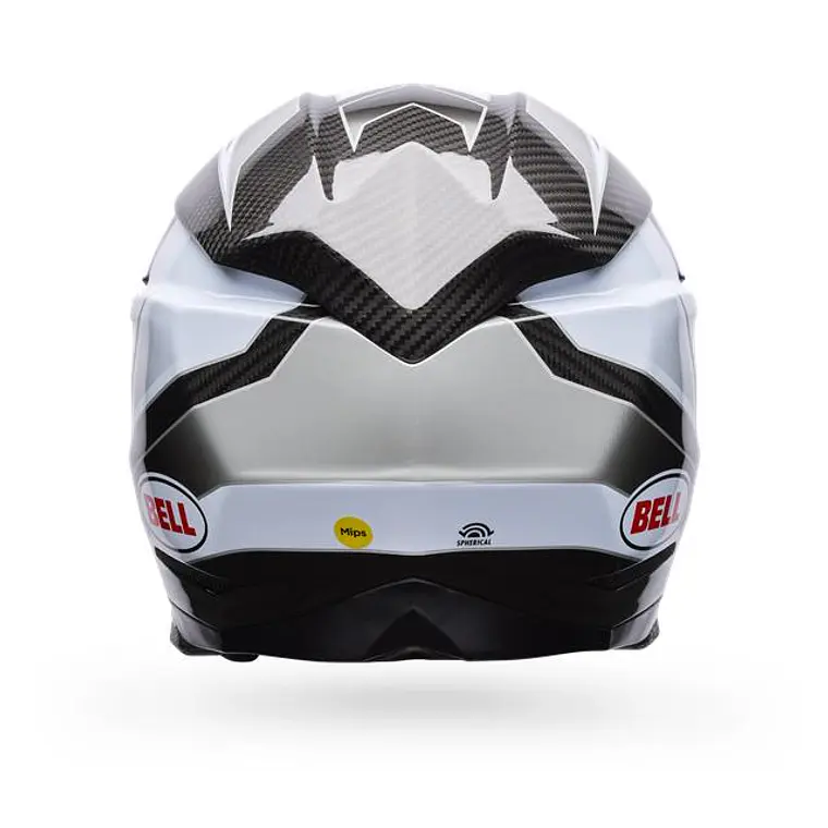Casco Moto Spherical Moto-10 Blanco/Negro Bell 4