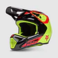 Casco Moto V1 Polaris Negro/Amarillo Fox - Miniatura 4