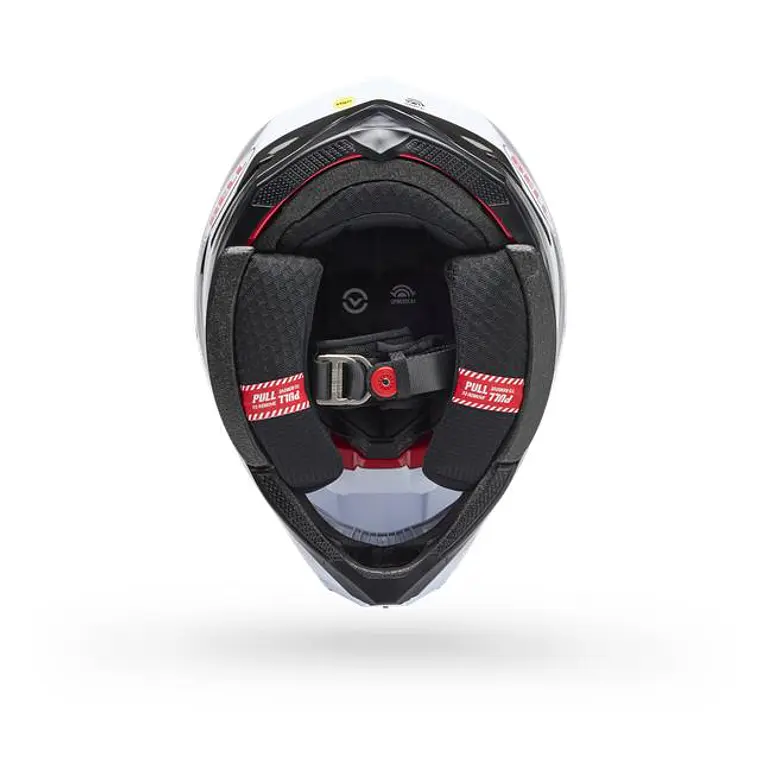 Casco Moto Spherical Moto-10 Blanco/Negro Bell 5