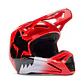 Casco Moto V1 Shield Rojo Fox - Miniatura 2