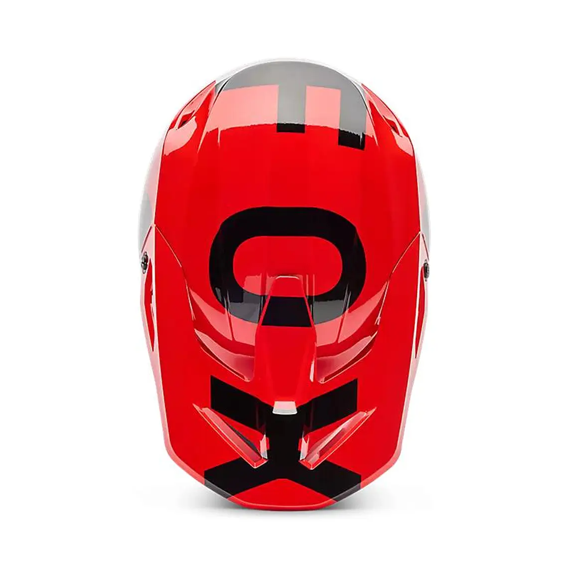 Casco Moto V1 Shield Rojo Fox 4