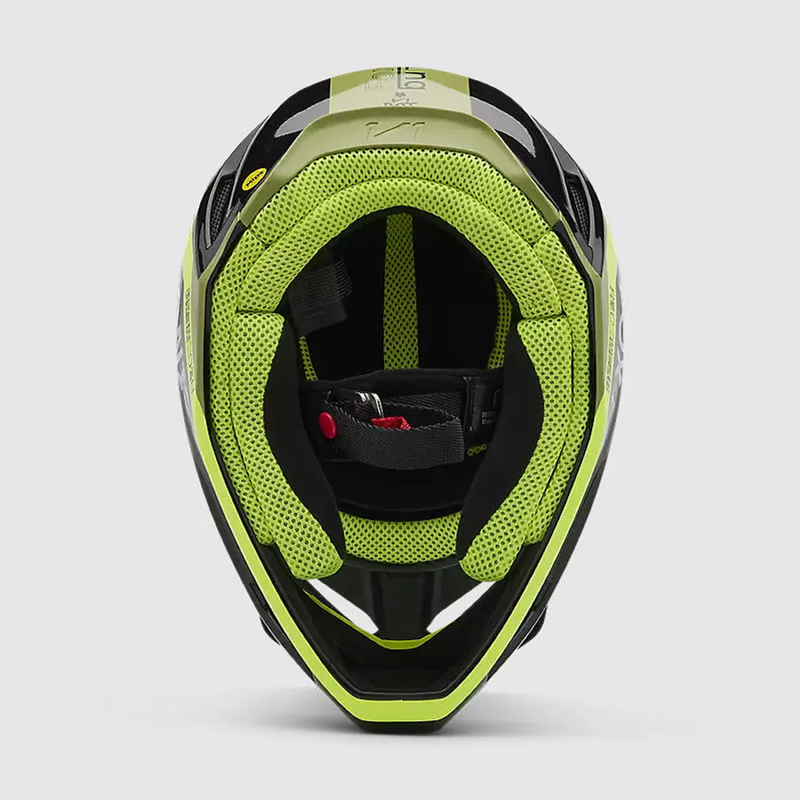 Casco Moto V1 Race Spec Verde Fox 6