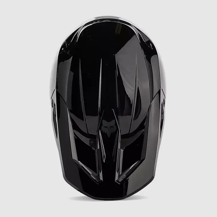 Casco Moto V1 Solid Negro Fox 4
