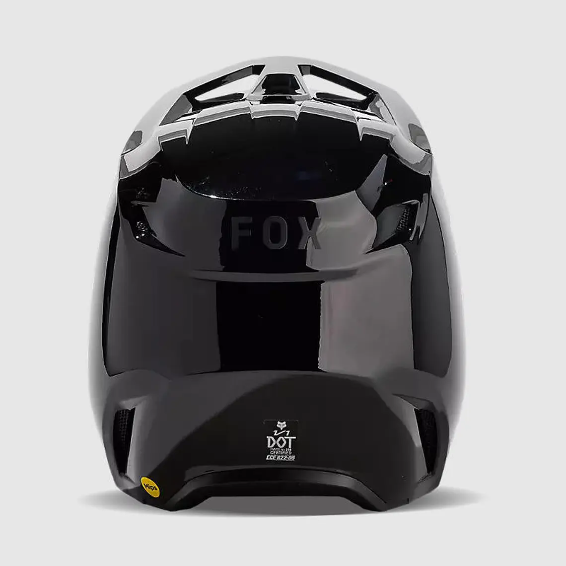Casco Moto V1 Solid Negro Fox 5