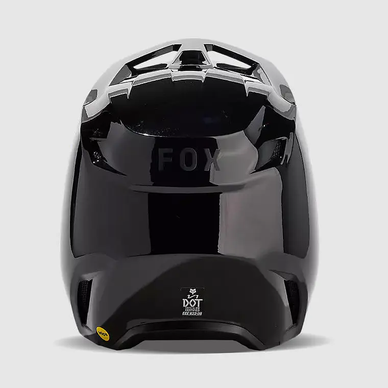 Casco Moto V1 Solid Negro Fox 5