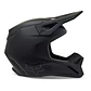 Casco Moto V1 Solid Negro Mate Fox - Miniatura 2
