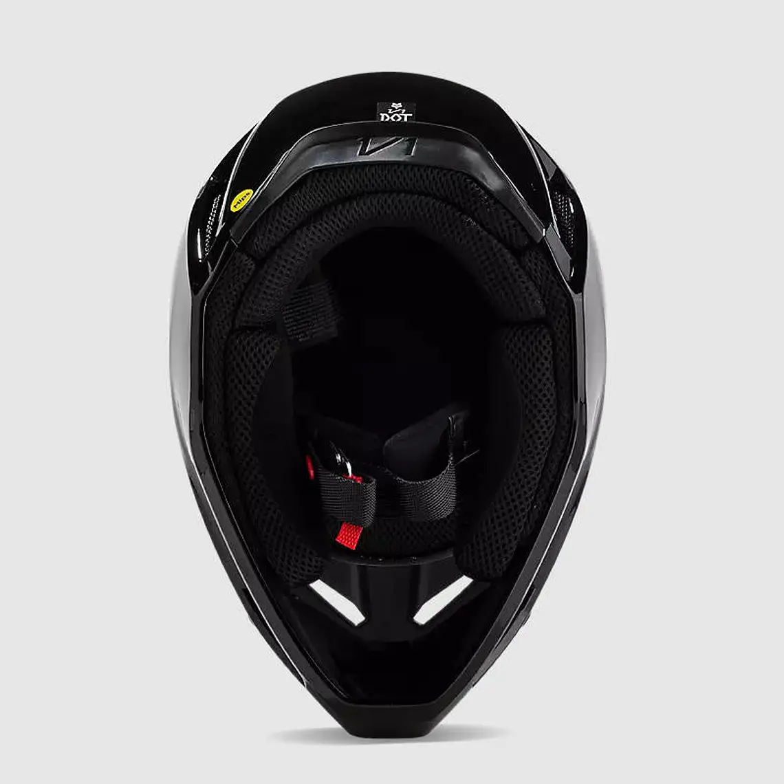 Casco Moto V1 Solid Negro Fox 6