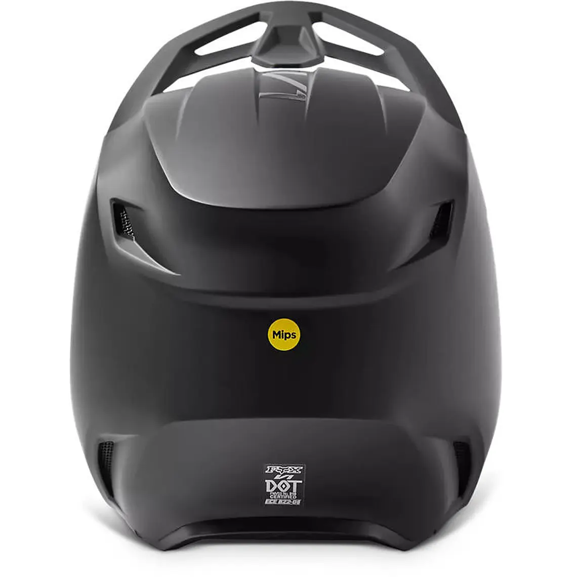 Casco Moto V1 Solid Negro Mate Fox 6