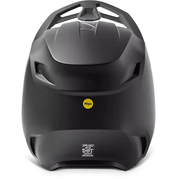 Casco Moto V1 Solid Negro Mate Fox 6