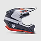 Casco Moto V3 Divider Azul/Blanco Fox - Miniatura 1