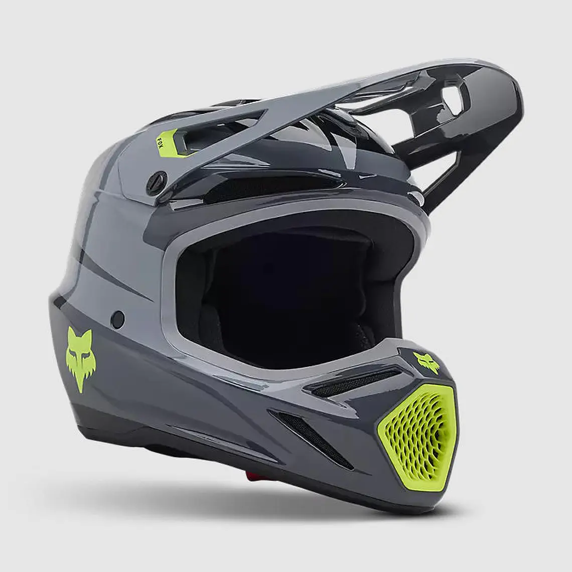 Casco Moto V3 Divider Gris Fox 1
