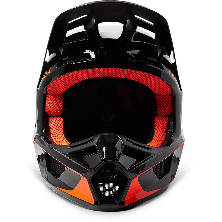 Casco Moto V2 Vizen Naranjo Fox 5