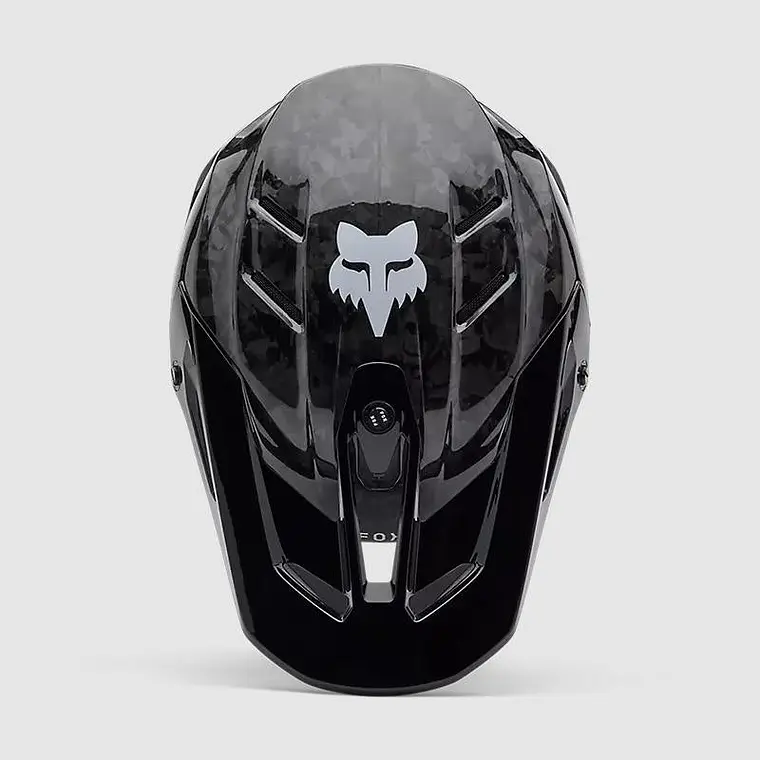 Casco Moto V3 RS Carbon Solid Negro Fox 4