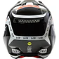 Casco Moto V3 RS DVIDE Negro/Naranjo Fox - Miniatura 4