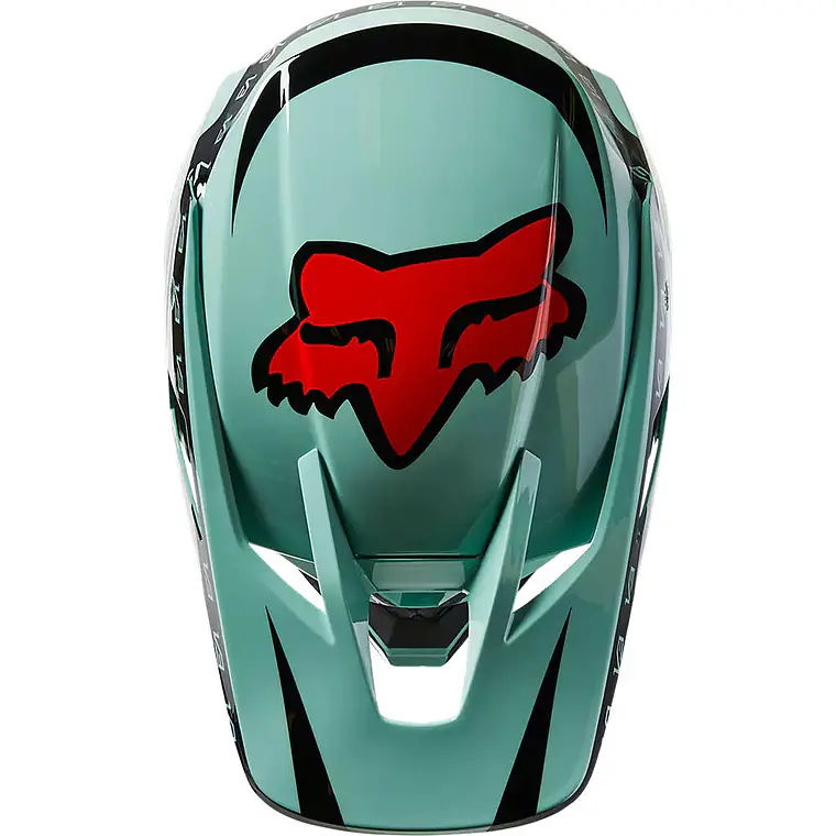 Casco Moto V3 RS DVIDE Verde Agua Fox 3