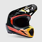 Casco Moto V3 RS Grid Negro/Rojo Fox - Miniatura 2