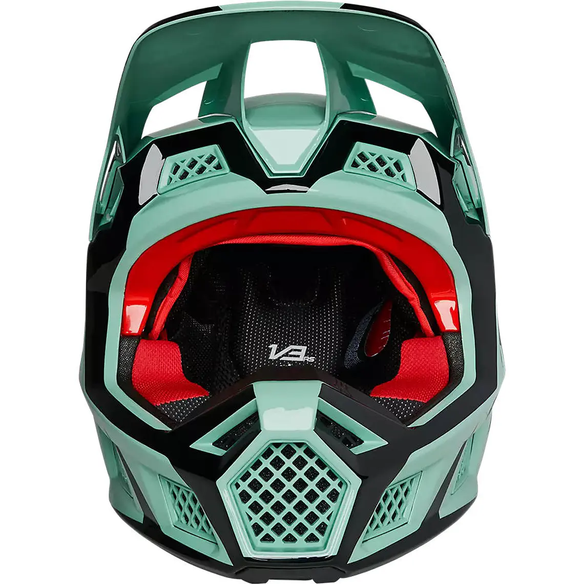 Casco Moto V3 RS DVIDE Verde Agua Fox 5