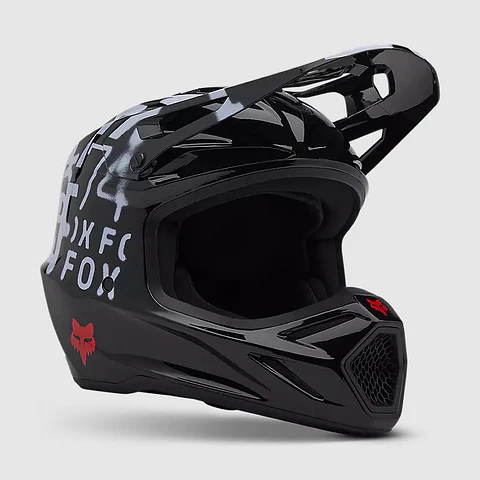 Casco Moto V3 Seventy4 Negro Fox