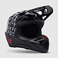 Casco Moto V3 Seventy4 Negro Fox - Miniatura 1