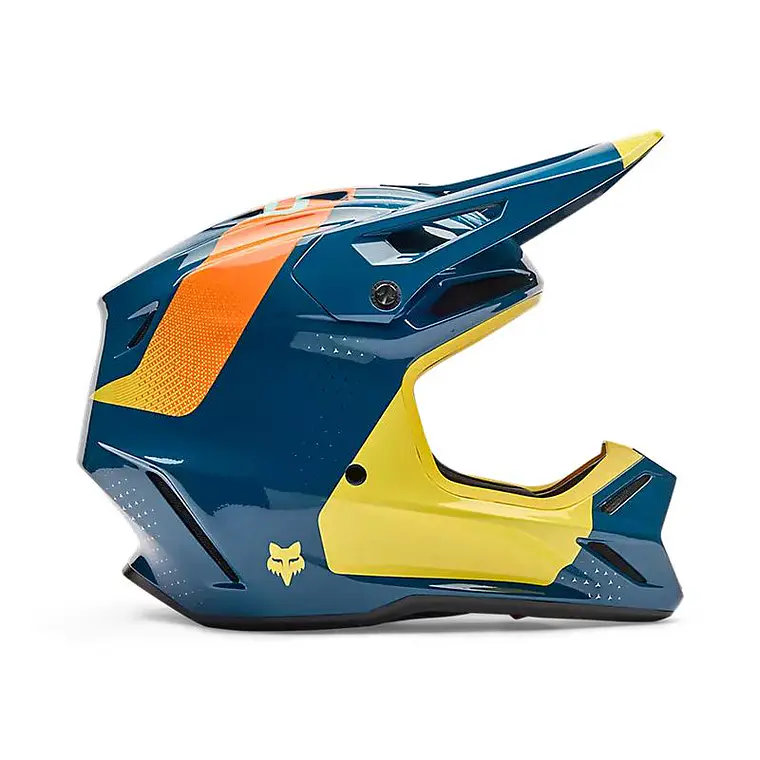 Casco Moto V3 Tine Azul Fox 1