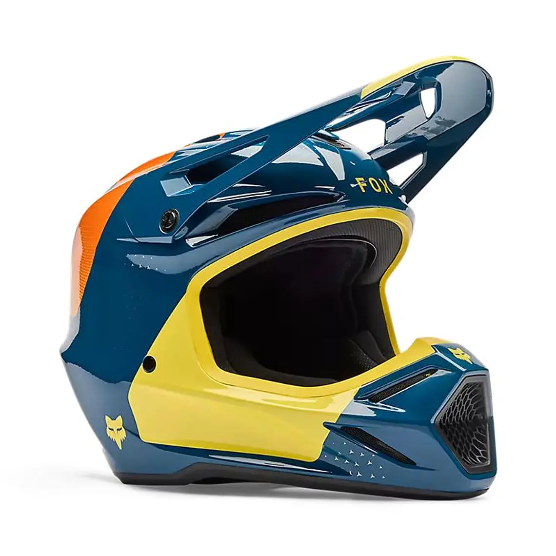 Casco Moto V3 Tine Azul Fox 2
