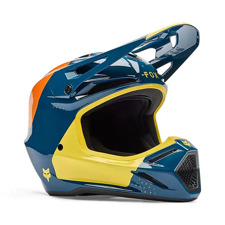 Casco Moto V3 Tine Azul Fox 2