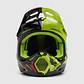 Casco Moto V3 Throttle Amarillo/Negro Fox - Miniatura 4