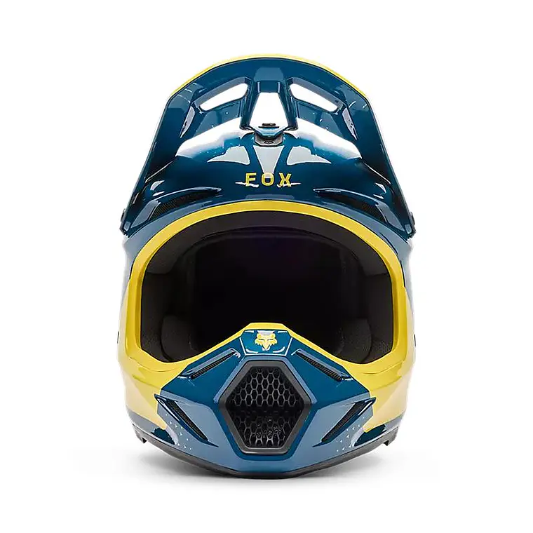 Casco Moto V3 Tine Azul Fox 3
