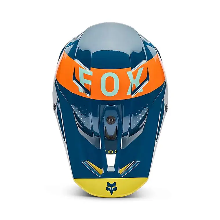 Casco Moto V3 Tine Azul Fox 4