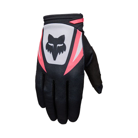 Guantes Moto 180 Draft Negro/Rosado Fox