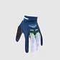 Guantes Moto 180 Flora Azul Fox - Miniatura 1