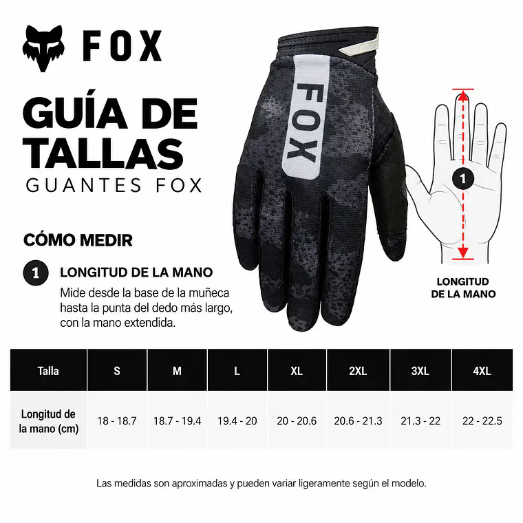 Guantes Moto 180 Draft Negro/Rosado Fox 5