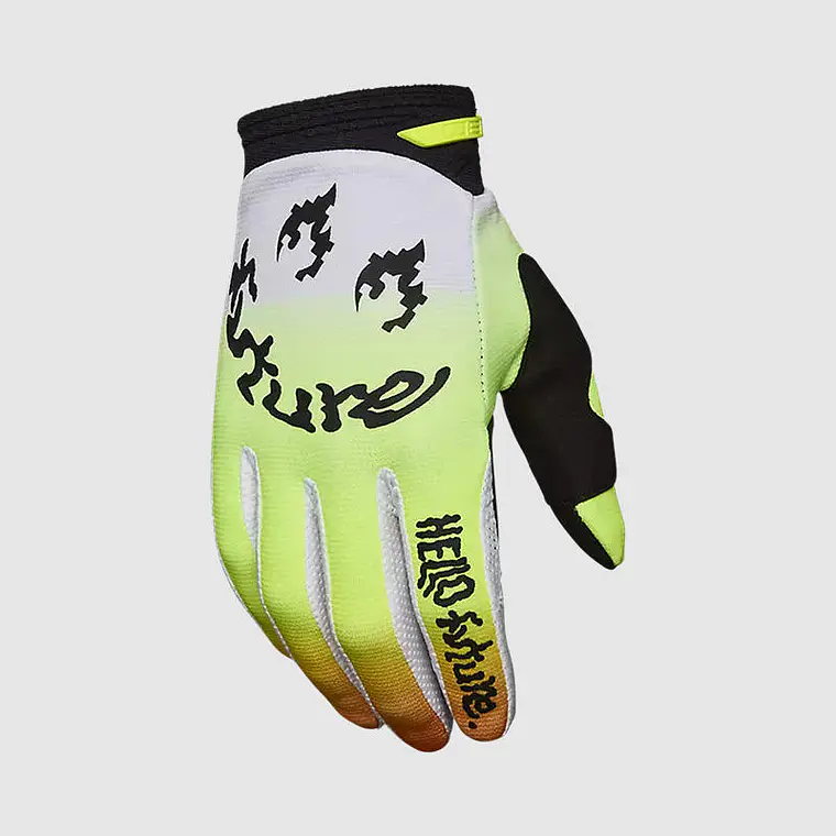 Guantes Moto 180 Hello Future Blanco Fox 1