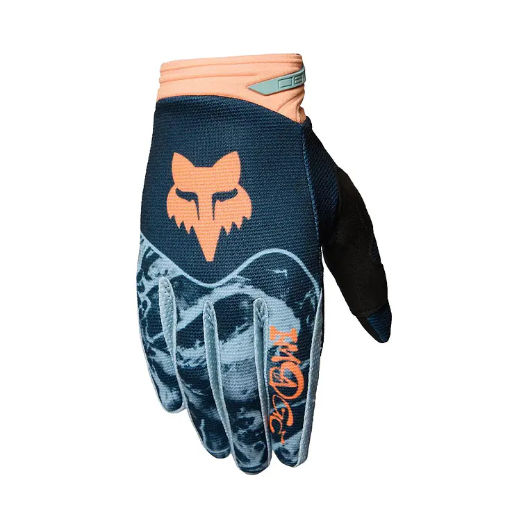 Guantes Moto 180 Image Print Azul Fox 1