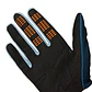 Guantes Moto 180 Image Print Azul Fox - Miniatura 3