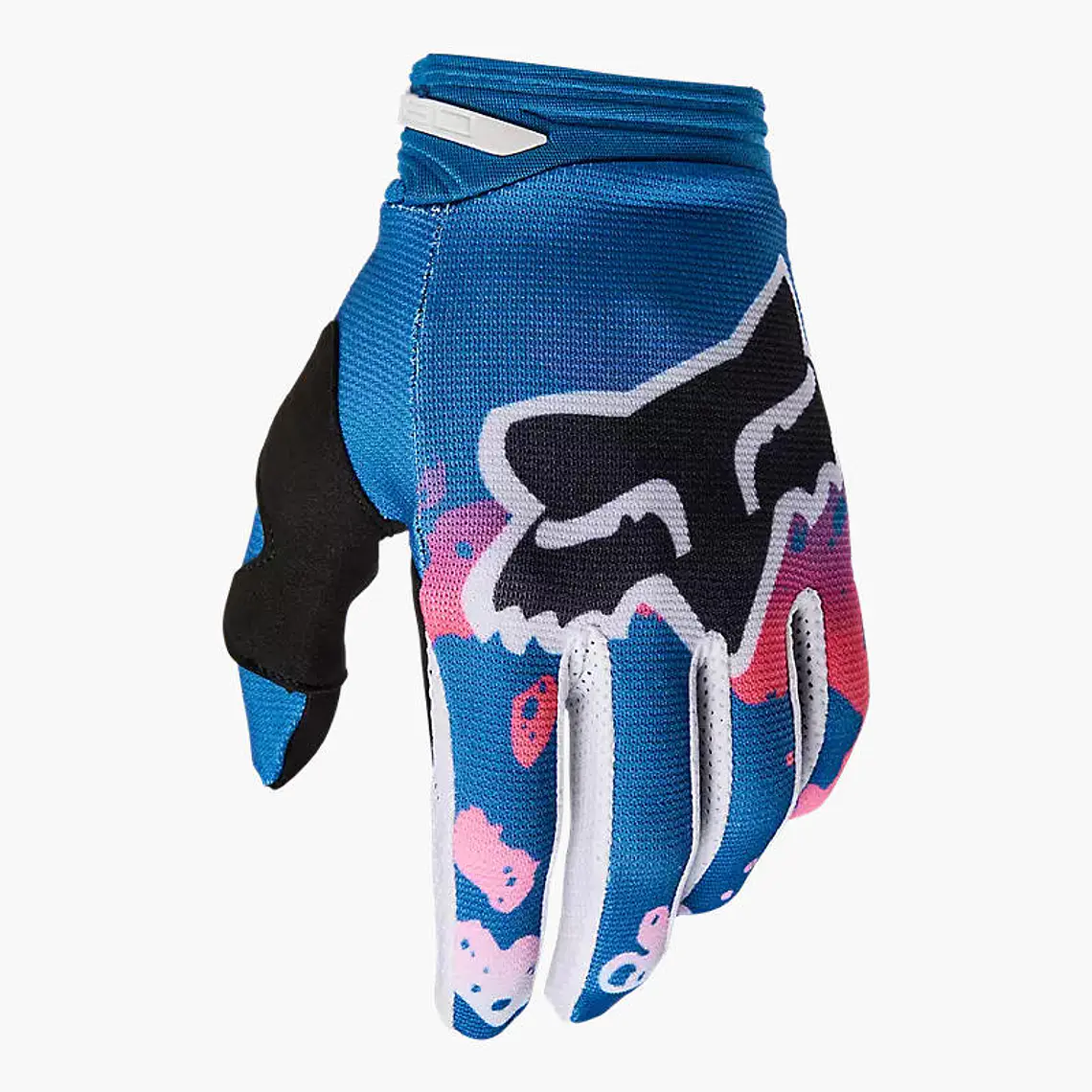 Guantes Moto 180 Morphic Azul/Rosado Fox 1