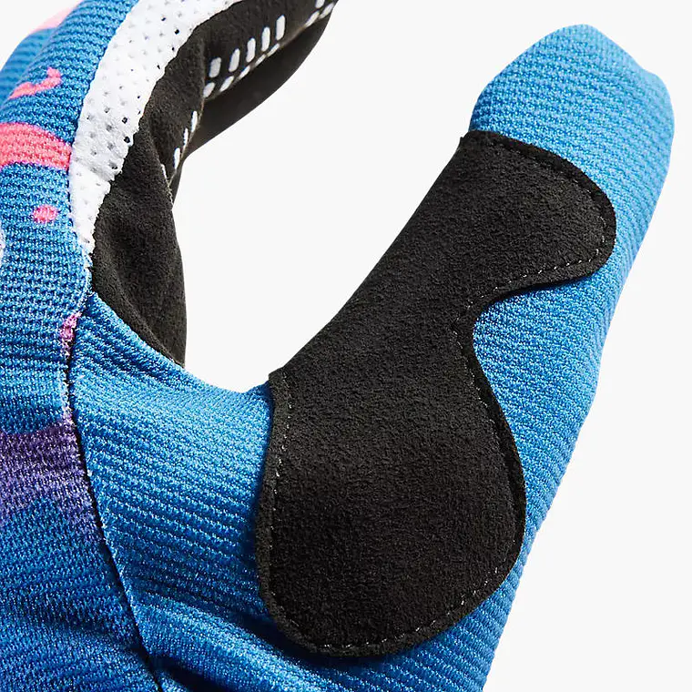 Guantes Moto 180 Morphic Azul/Rosado Fox 4