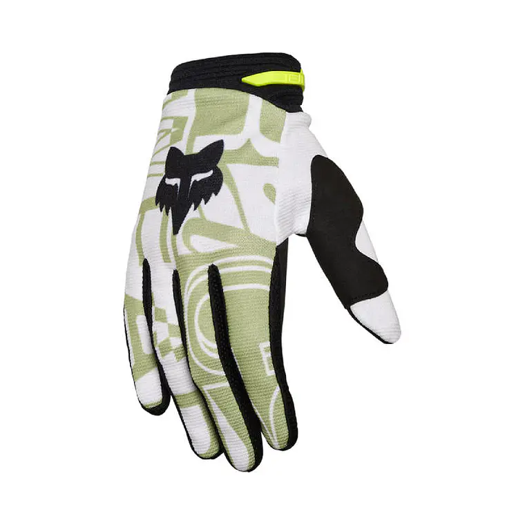 Guantes Moto 180 Race Spec Verde Fox 1