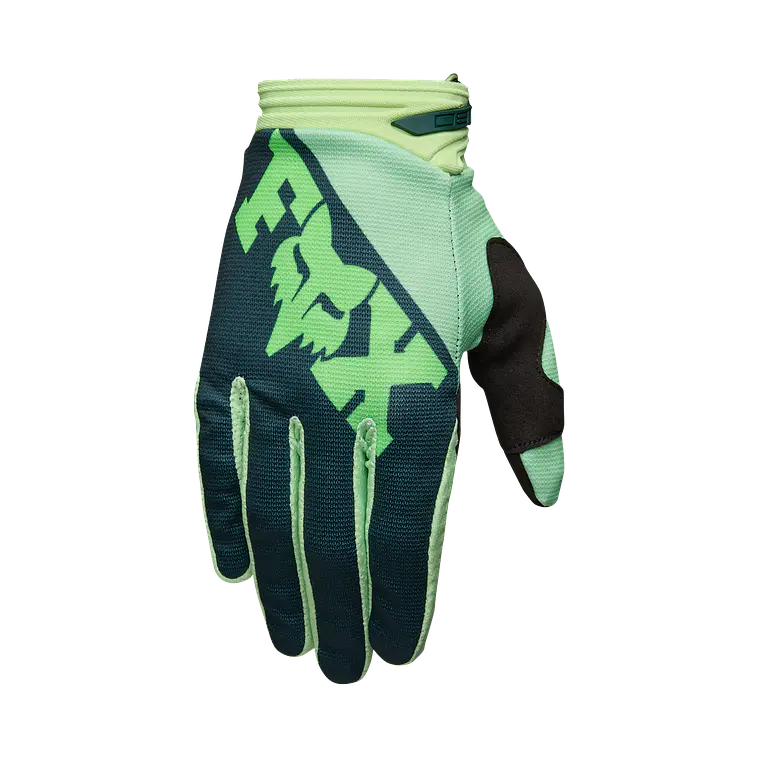 Guantes Moto 180 Raid Verde Fox 1