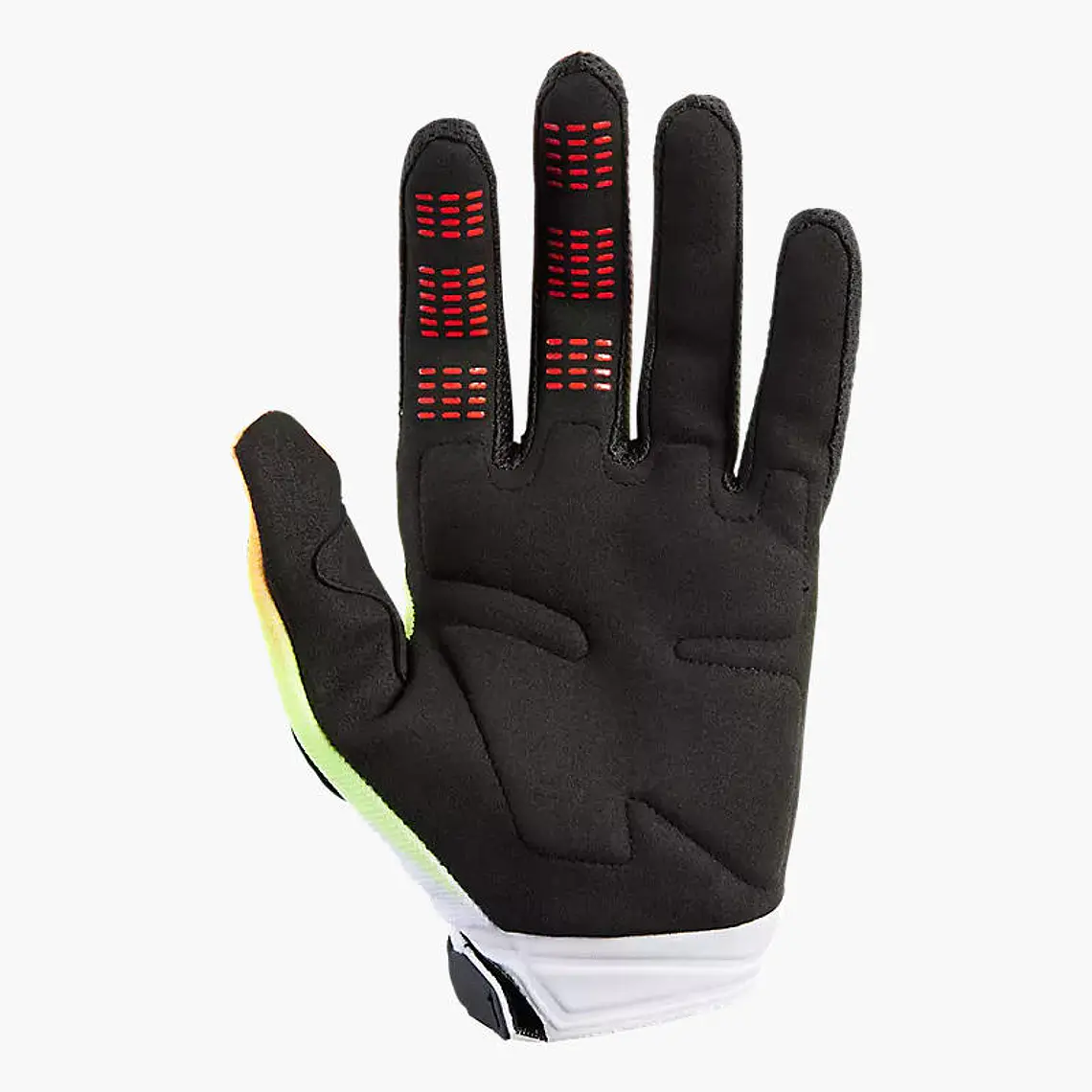 Guantes Moto 180 Statk Blanco/Amarillo Fox 2