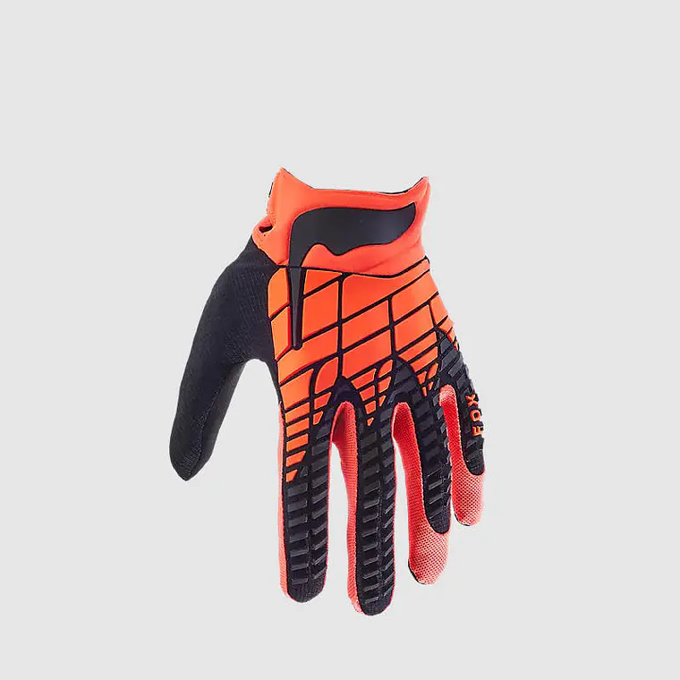 Guantes Moto 360 Naranjo Fluor Fox 1